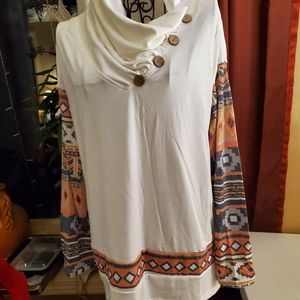 By Shying womens mock neck long sleev  tops N.W.T